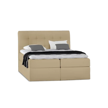 TYP50 boxspring ágy 160 cm beige színben
