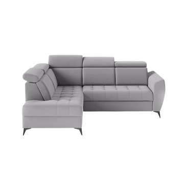 Allegra II. sarokülő szürke színben, balos állásban