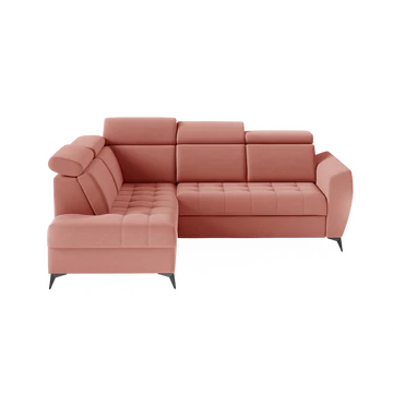 Allegra II. sarokülő lazac színben, balos állásban