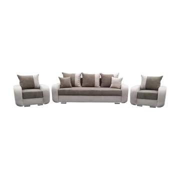 Fero új 3+1+1 ülőgarnitúra barna / beige színben