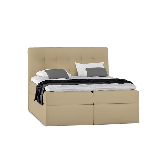 TYP50 boxspring ágy 160 cm beige színben