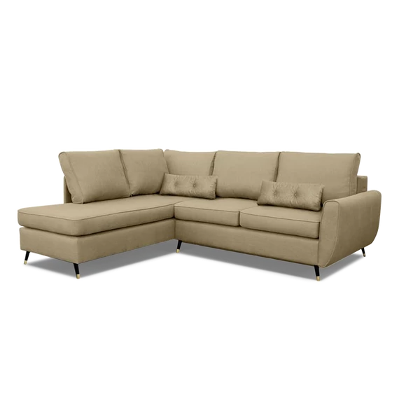 Lucyna 170 sarokülő beige színben, balos állásban