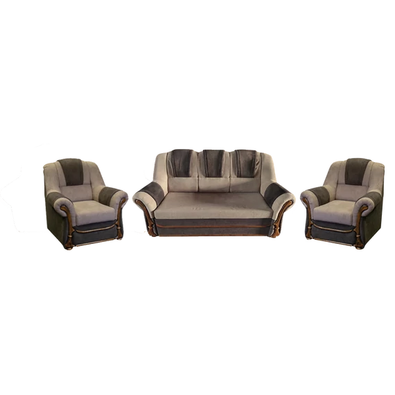 Filip 3+1+1 ülőgarnitúra beige / sötétbarna színben