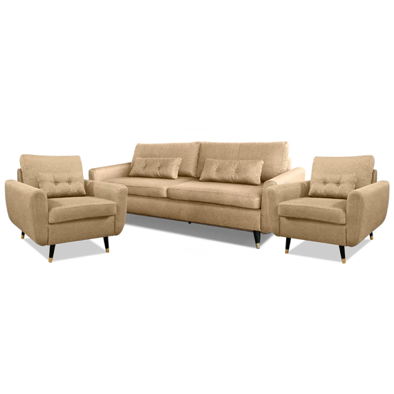Lucyna 3+1+1 ülőgarnitúra beige színben