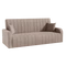 Bora 3-as kanapé 214 x 85 cm méretben, vízlepergető és bőrbarát plüss szövettel (Drapp színben)
