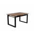 Kép 1/7 - Kornél étkező asztal 140 x 90 (+40 cm) vendéglappal bővíthető (Sötét tölgy)