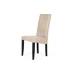 Kép 1/4 - Berta elegant szék Wenge / Beige szövet színben